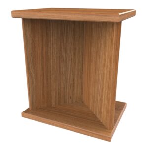 استند گلدان تکنودکور مدل FSA رنگ قهوه‌ای روشن