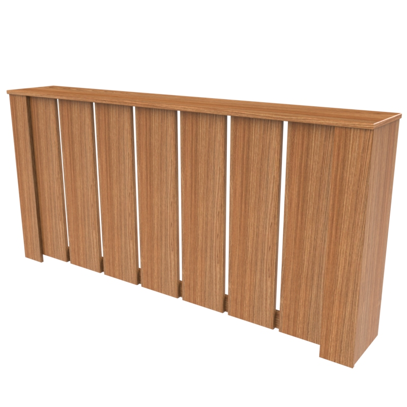 کاور شوفاژ و رادیاتور تکنودکور مدل RCD رنگ قهوهای روشن