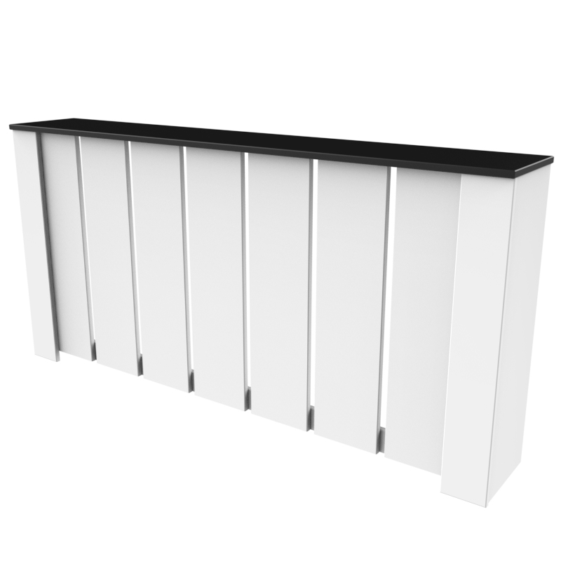 کاور شوفاژ و رادیاتور تکنودکور مدل RCD رنگ سفید مشکی