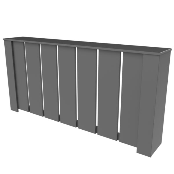 کاور شوفاژ و رادیاتور تکنودکور مدل RCD رنگ طوسی مات