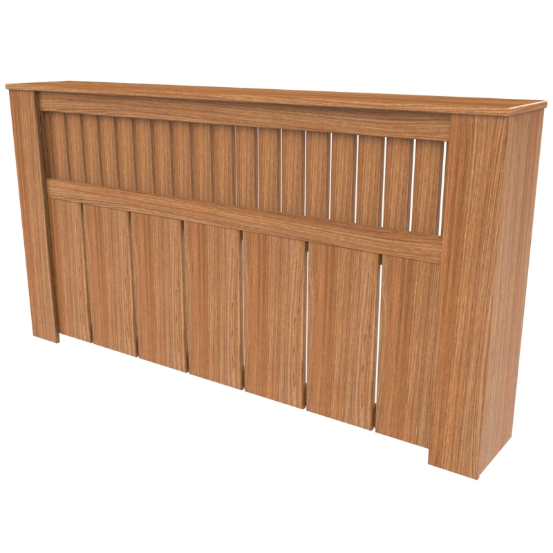 کاور شوفاژ و رادیاتور تکنودکور مدل RCG رنگ قهوهای روشن