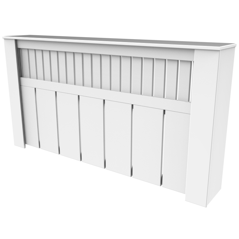 کاور شوفاژ و رادیاتور تکنودکور مدل RCG رنگ سفید براق