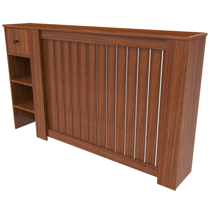 کاور شوفاژ و رادیاتور تکنودکور مدل RCL رنگ قهوهای تیره