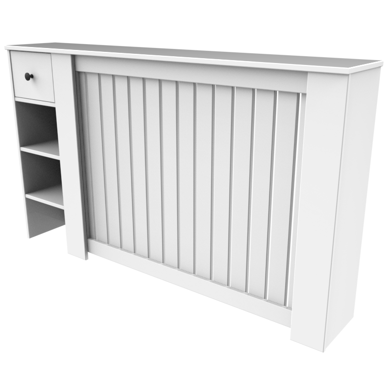 کاور شوفاژ و رادیاتور تکنودکور مدل RCL رنگ سفید براق