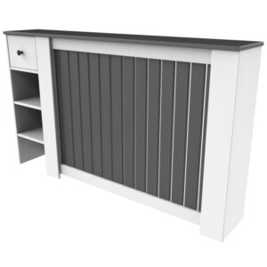 کاور شوفاژ و رادیاتور تکنودکور مدل RCL رنگ سفید نقرهای