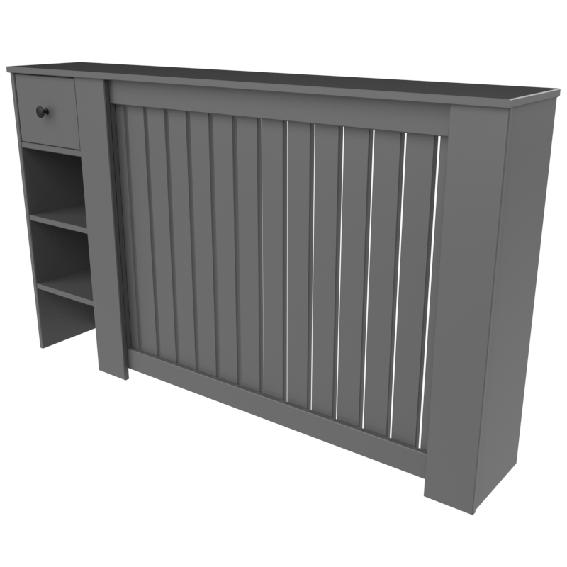 کاور شوفاژ و رادیاتور تکنودکور مدل RCL رنگ طوسی مات