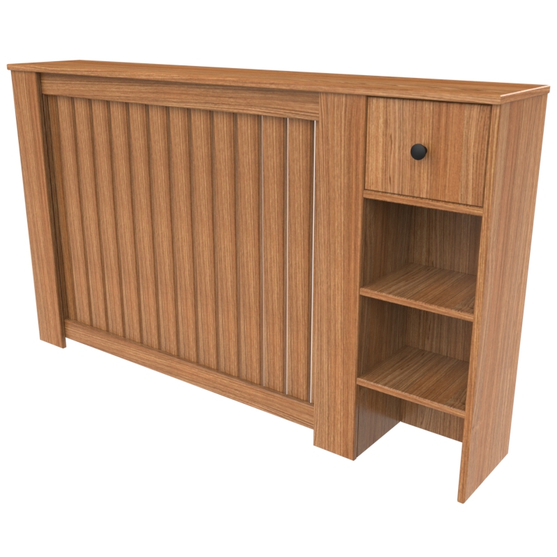 کاور شوفاژ و رادیاتور تکنودکور مدل RCR رنگ قهوهای روشن