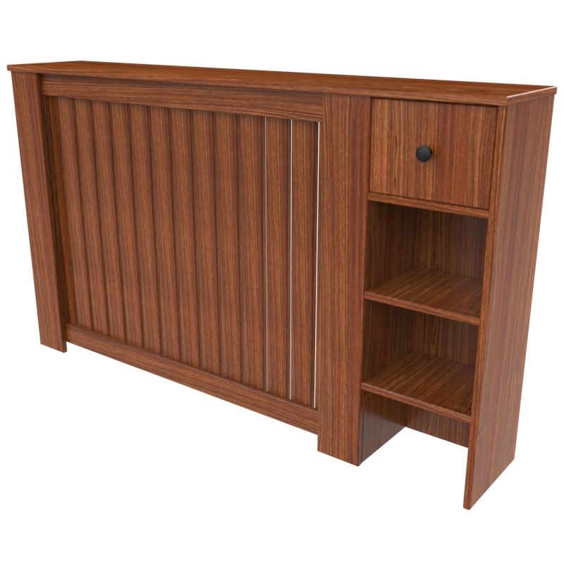 کاور شوفاژ و رادیاتور تکنودکور مدل RCR رنگ قهوهای تیره