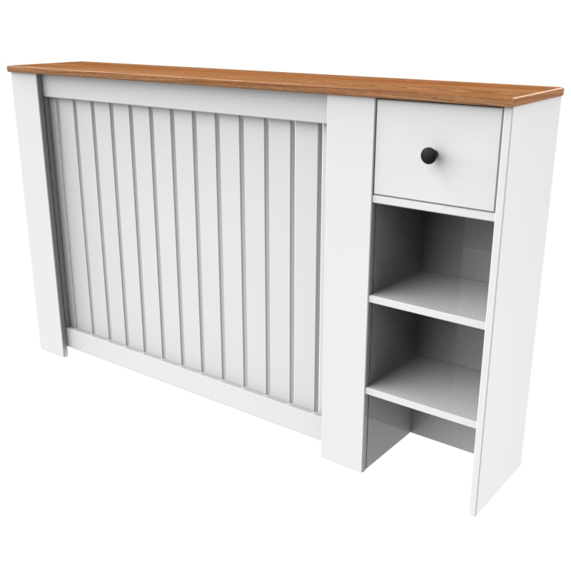 کاور شوفاژ و رادیاتور تکنودکور مدل RCR رنگ سفید قهوهای