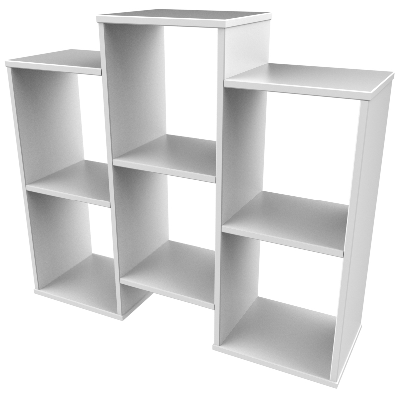 کتابخانه تکنودکور مدل LA852575A رنگ سفید مات